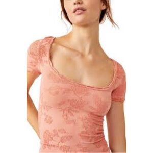 NWT Free People Send Love Top